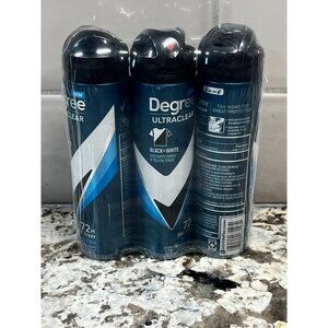 Degree Men UltraClear‎ Black + White Antiperspirant Deodorant Spray Pack Of 3